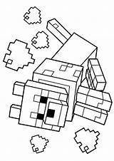Minecraft Coloring Pages Mobs Printable Getdrawings sketch template