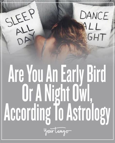Read On To Figure Out If Youre More Of An Early Bird Or A Night Owl