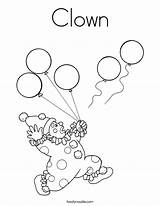 Clown Joker Coloring Pages Kids Color Outline Built California Usa Twistynoodle Twisty Noodle Printable Getcolorings Change Template sketch template