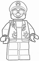 Lego Luigi Colorironline sketch template