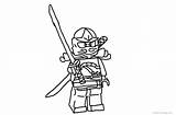 Coloring Pages Ninjago Lego Character Printable Kids sketch template