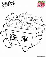 Coloring Shopkins Pages Strawberries Printable Shopkin Print Choose Board Colouring Info sketch template