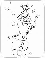 Olaf Disneyclips Frozen2 Principessa sketch template