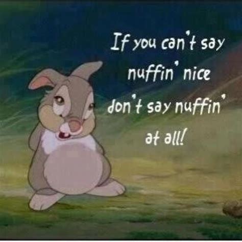 Rabbit Wisdom Love Thumper Disney Quotes Cute Quotes Daily Jokes