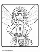 Coloring Fairy Pirate Zarina Disney Colouring Movie Pages Tinkerbell Tinker Bell Fairies Para Sheets Friend Pirates Fun Vidia Printable Piratas sketch template