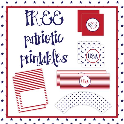 patriotic printables madebycristinamariecom