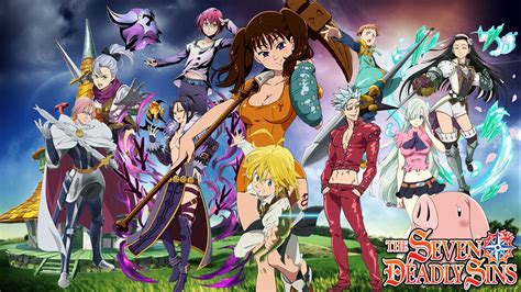 deadly sins anime characters   sins anime nations