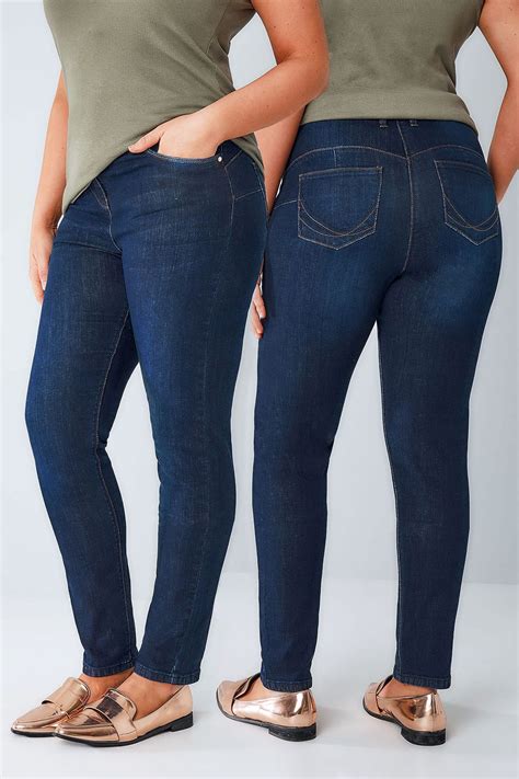 jeans skinny shaper en denim indigo