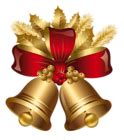 golden  red christmas bells png clipart gallery yopriceville