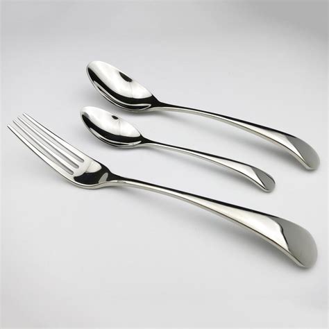 sidereal stainless steel silverware set  pieces sugar cotton