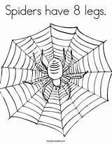 Coloring Spiders Legs Spider Web Favorites Login Add sketch template