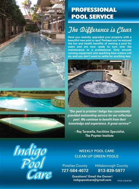 indigo pool care indigo pool care