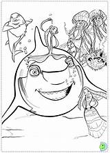 Shark Coloring Pages Tale Tales Print Dinokids Close sketch template