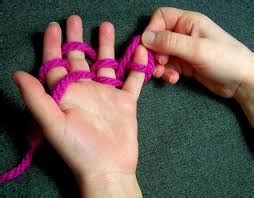 fabulous finger knitting activity