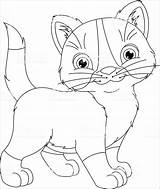 Kitten Coloring Pages Toddlers Preschoolers Coloringbay sketch template
