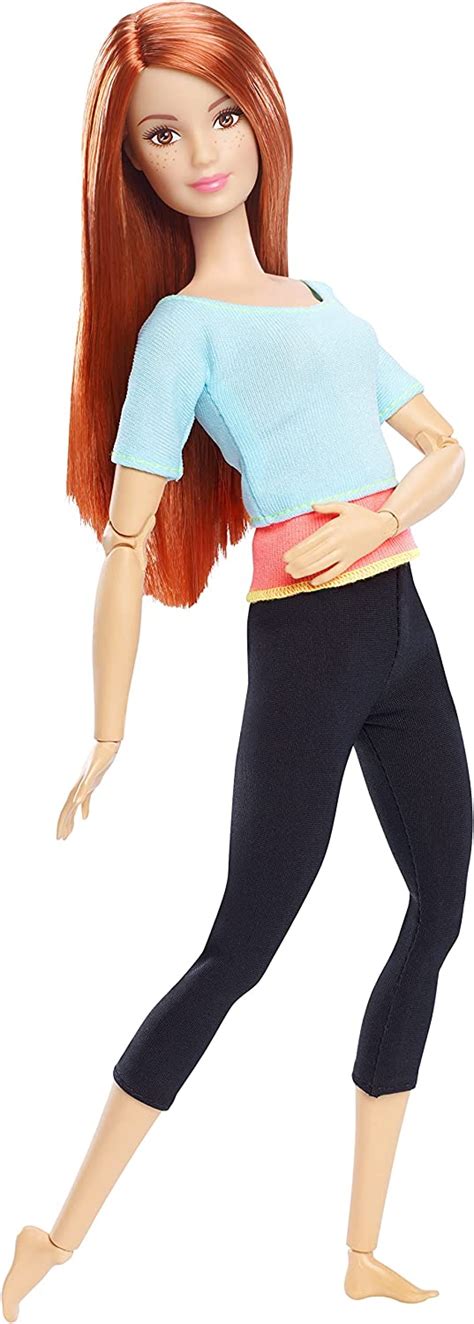 new barbie made to move doll with blonde brunette and ginger hair and