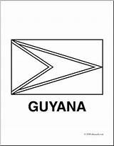 Guyana Coloring Designlooter sketch template