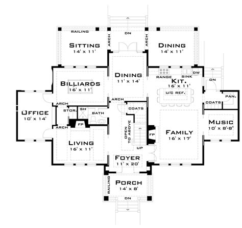 large family td architectural designs house plans