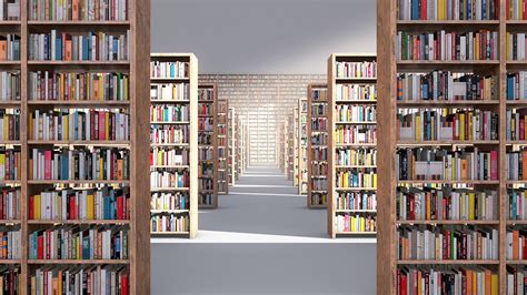 model library books shelves vr ar  poly cgtrader