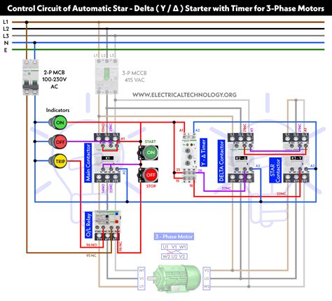 diagram electrical wiring diagram  star delta mydiagramonline