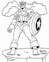 Captain Mewarnai Iron Coloring Hasil Superheroes Disimpan Dari sketch template