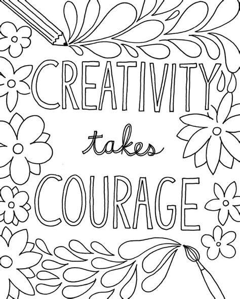 quote  sayings coloring pages