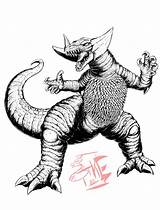 Gomora Drawing Ultraman Kaiju Gabe Tke Drawings Pro Deviantart Paintingvalley Fanart sketch template