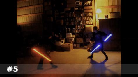 epic lightsaber battle  double bladed youtube