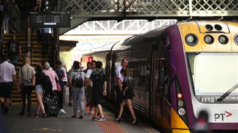 V Line Pulls Carriages From Geelong Train Line For Maintenance