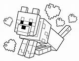 Pages Coloring Minecraft Colouring sketch template
