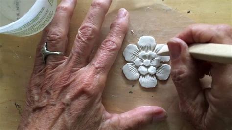 artful paper clay tutorial    sculpt  simple flower amazing