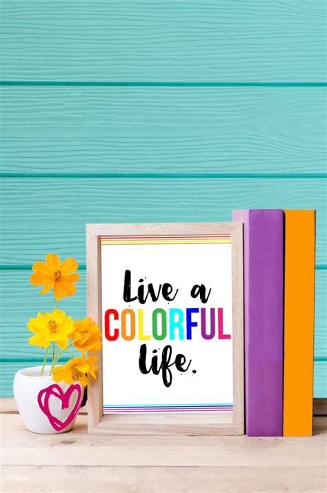 colorful life simple