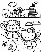Kitty Hello Friends Coloring Pages Artikel Terkait sketch template