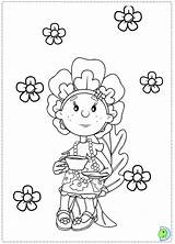 Coloring Fifi Dinokids Flowertots Close Print sketch template