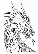 Dragon Coloring Pages Head Fire Wings Dragons Color Realistic Drawing Printable Line Icewing Print Getdrawings Real Colorings Drawings Headed Ninjago sketch template