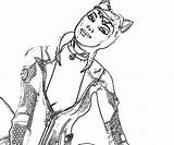 Catwoman Hathaway sketch template