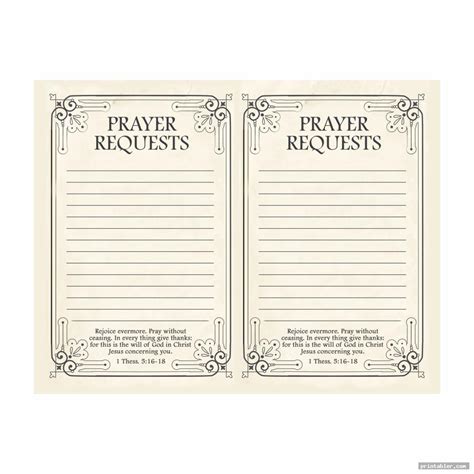 prayer request form printable gridgitcom