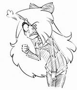 Hazbin Vaggie Veggie Raskrasil Xcolorings Wicked sketch template