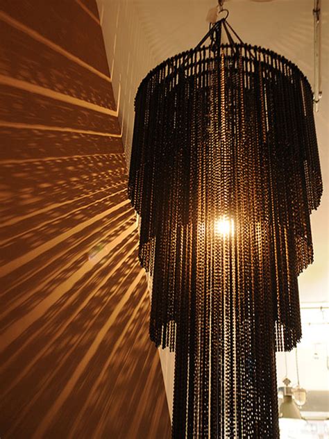 elemental bicycle chain chandelier