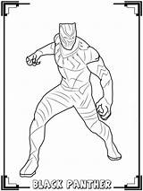 Pantera Scribblefun Colorear24 Superhero Adulta Trilha Coloração Bruxas Sonora Aplicativos Avenger América Capitán sketch template