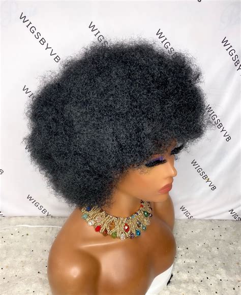 14 Big Voluminious Fluffy Afro Kinky 4c Hair Wig For Women Etsy