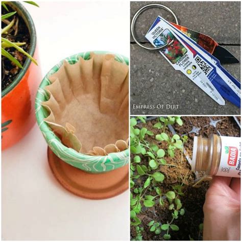 i have some surprising useful garden hacks for spring for you today if