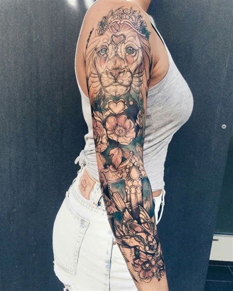 Pin By Sandra Pacaud On Tatoo Girls With Sleeve Tattoos Best Sleeve
