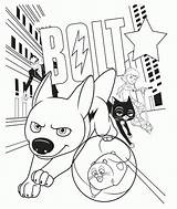 Bolt Coloring Pages Disney Print Printable Colouring Kids Color Cartoon Sheets Movie Book Party Popular Books Dog Channel Cat Azcoloring sketch template