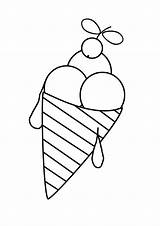 Summer Coloring Pages Kids Ice Cream Print Clipartqueen sketch template