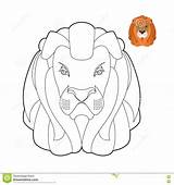 Lion Predator Coloring Crue Shaggy Mane Wild Head Book Preview sketch template