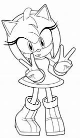 Sonic Coloring Pages Hedgehog Kids Amy Rose Drawing Sheets Pink Printable Colouring Female Characters Book Getdrawings Clay Pot Boys Fire sketch template