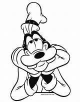 Goofy Coloring Pages Disney Mickey Mouse Clipart Face Drawing Book Characters Color Head Printable Drawings Pluto Disneyclips Print Dreamy Cartoon sketch template