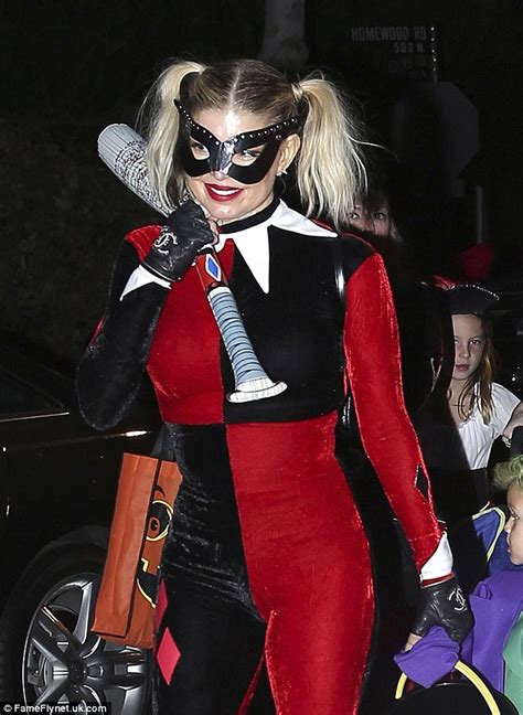 Fergie Dresses Up As Cartoon Version Of Harley Quinn For