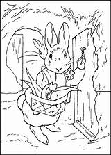 Rabbit Peter Coloring Pages Site Movie sketch template